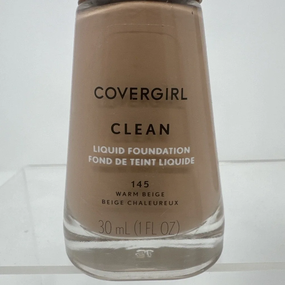 5 Covergirl Clean Liquid Foundation For Normal Skin # 145 Warm Nude